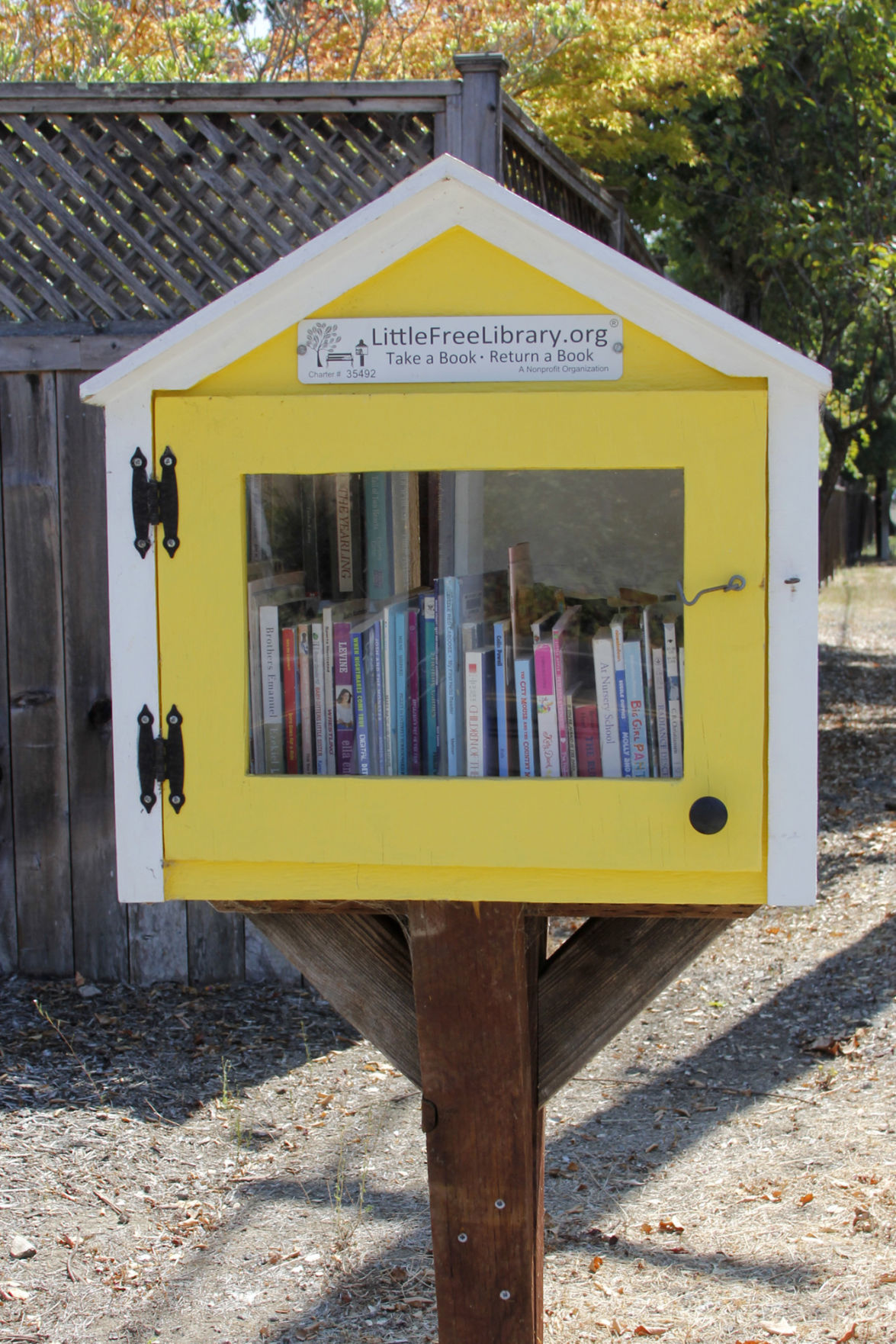 Little Free Libraries of Napa: 3367 Browns Valley Road